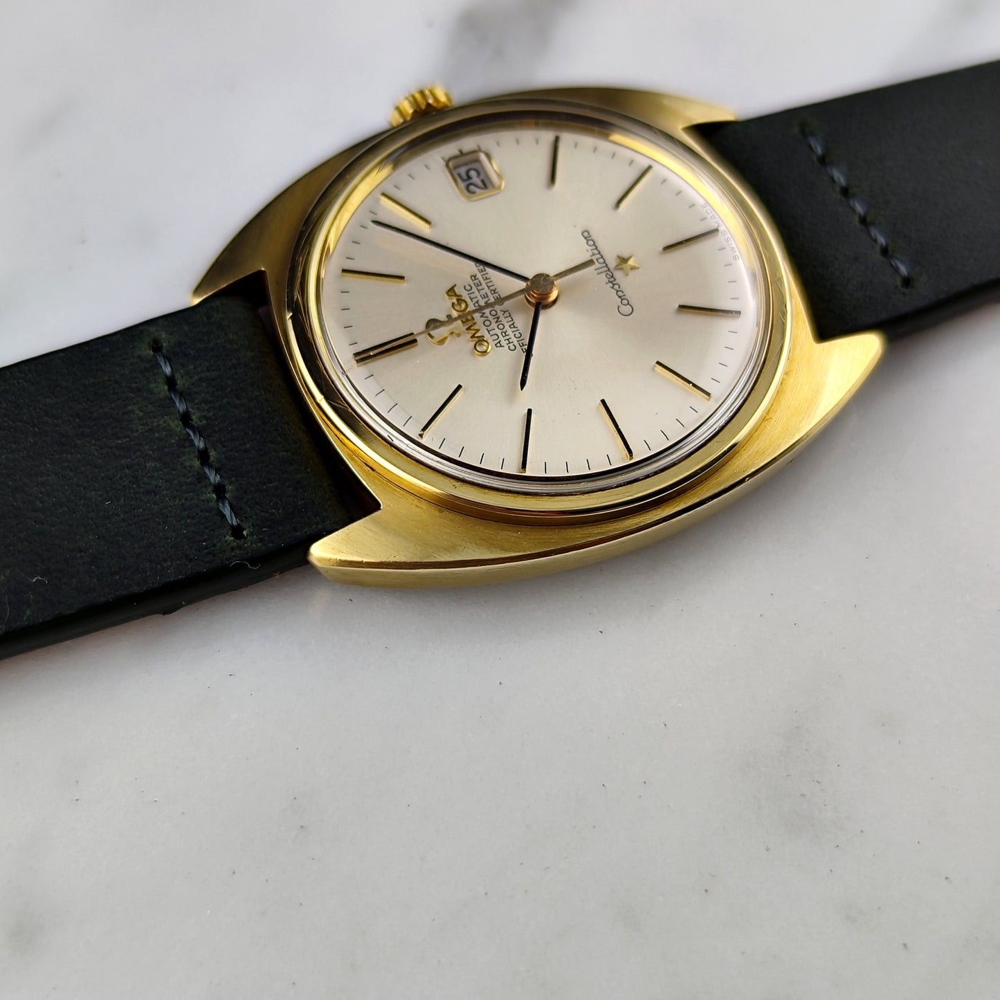 OMEGA Constellation C-Shape Gold White Dial 1966 [REF. 168.017]