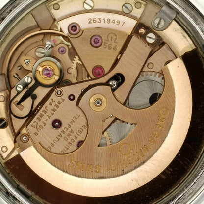 OMEGA Constellation C-Shape Gold White Dial 1968 Original Crystal [REF. 168.017]