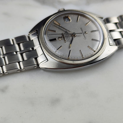 Omega Constellation C-Shape Linen Dial 18ct Bezel 1968 [REF. 168.027]