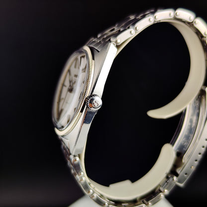 Omega Constellation C-Shape Linen Dial 18ct Bezel 1968 [REF. 168.027]