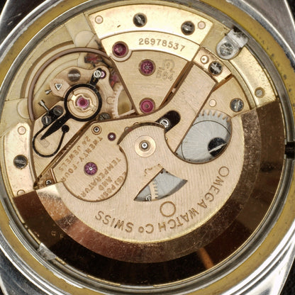 Omega Constellation C-Shape Linen Dial 18ct Bezel 1968 [REF. 168.027]