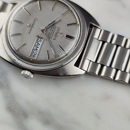 Omega Constellation C-Shape Linen Dial German Day-Date 1968 [REF. 168.019]
