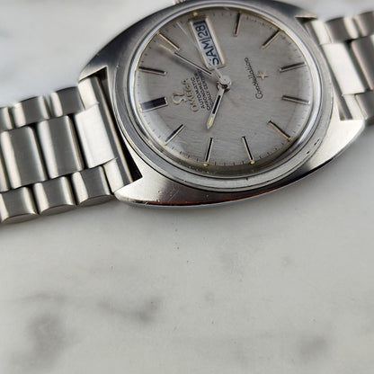 Omega Constellation C-Shape Linen Dial German Day-Date 1968 [REF. 168.019]