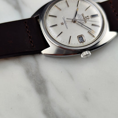 OMEGA Constellation C-Shape Linen Dial Silver 1968 [REF. 168.017]