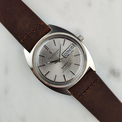 Omega Constellation Chronometer C-Shape Day-Date 18ct Whitegold Bezel 1970 Serviced 09/2026 [REF. 168.029]