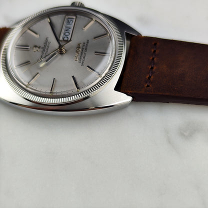 Omega Constellation Chronometer C-Shape Day-Date 18ct Whitegold Bezel 1970 Serviced 09/2026 [REF. 168.029]