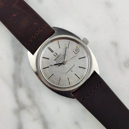 Omega Constellation C-Shape Silver Linen Dial 1968 [REF. 168.017]