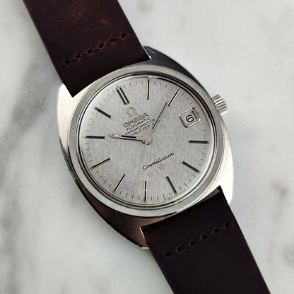 Omega Constellation C-Shape Silver Linen Dial 1968 [REF. 168.017]