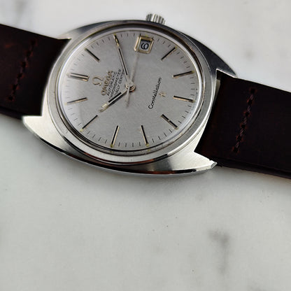Omega Constellation C-Shape Silver Linen Dial 1968 [REF. 168.017]
