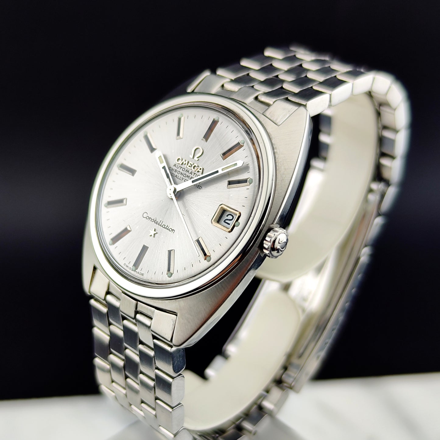 OMEGA Constellation C-Shape Rare Steel Bracelet Config 1966 [REF. 168.017]