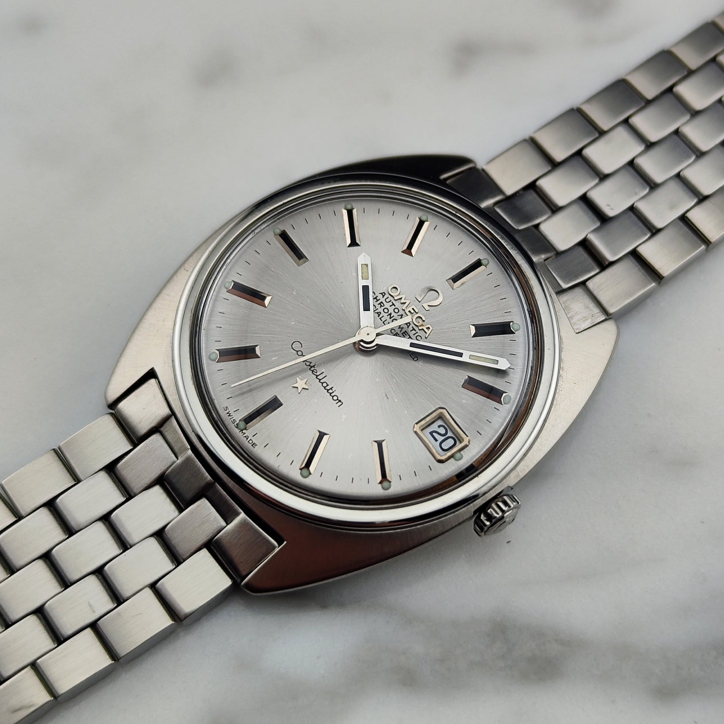 OMEGA Constellation C-Shape Rare Steel Bracelet Config 1966 [REF. 168.017]