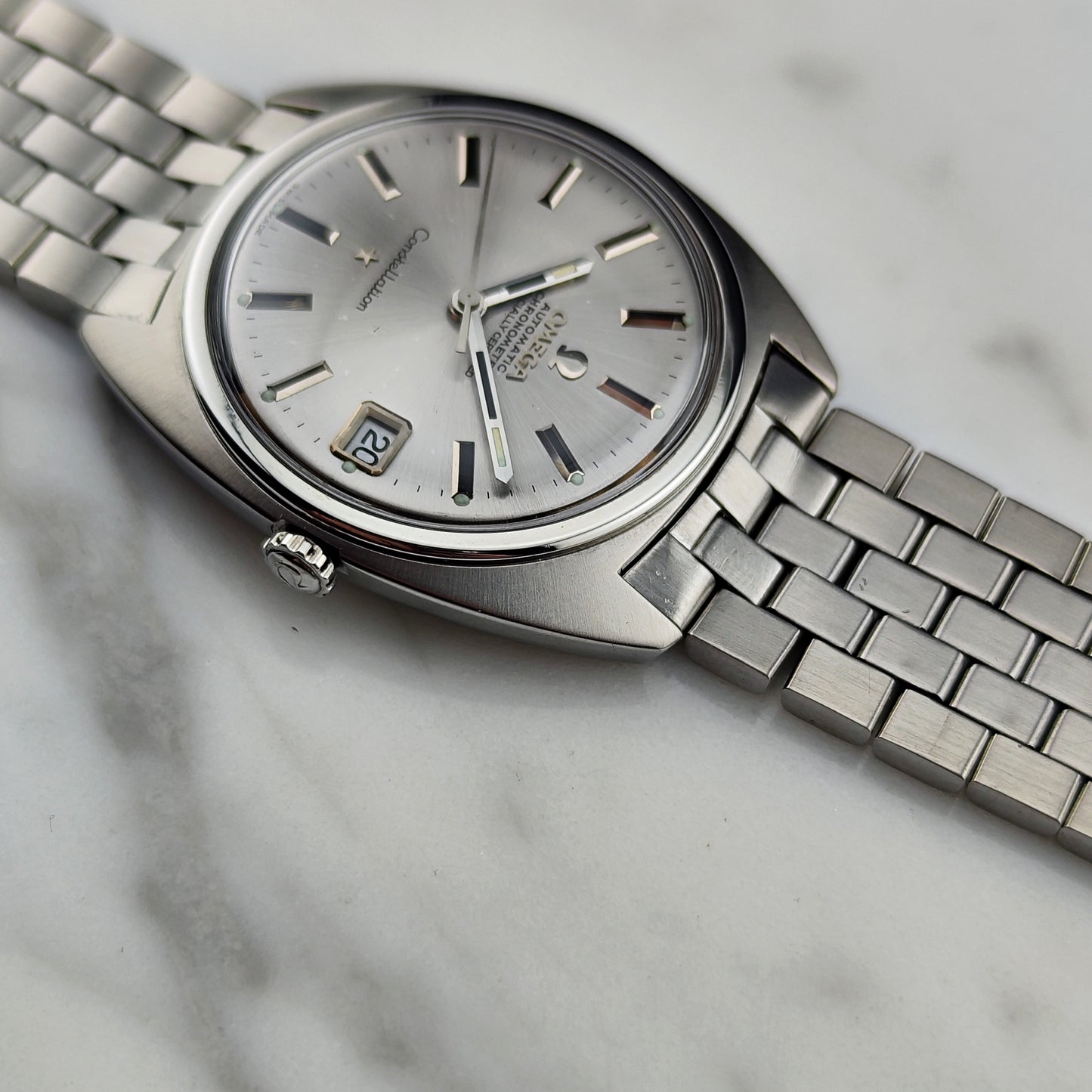 OMEGA Constellation C-Shape Rare Steel Bracelet Config 1966 [REF. 168.017]