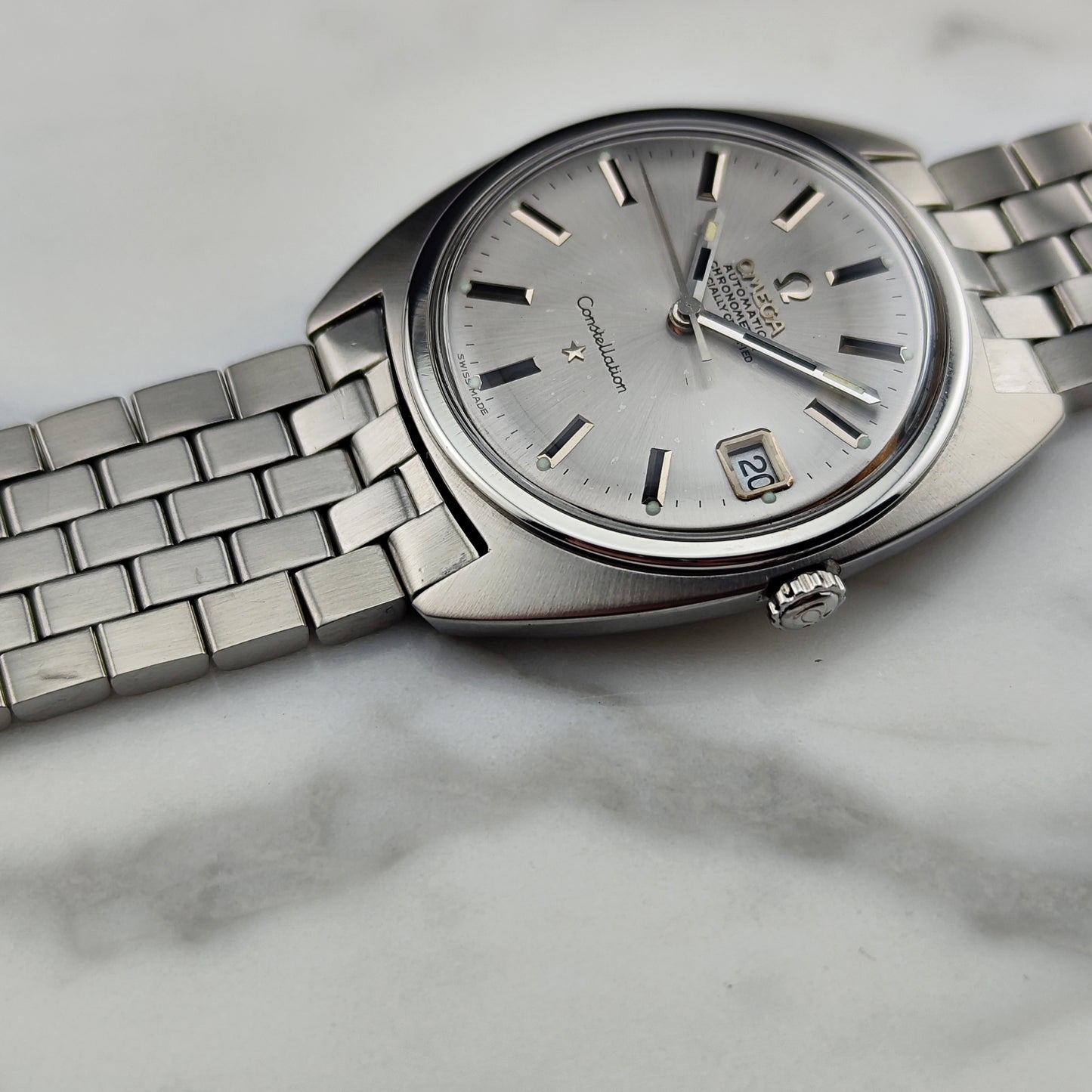 OMEGA Constellation C-Shape Rare Steel Bracelet Config 1966 [REF. 168.017]