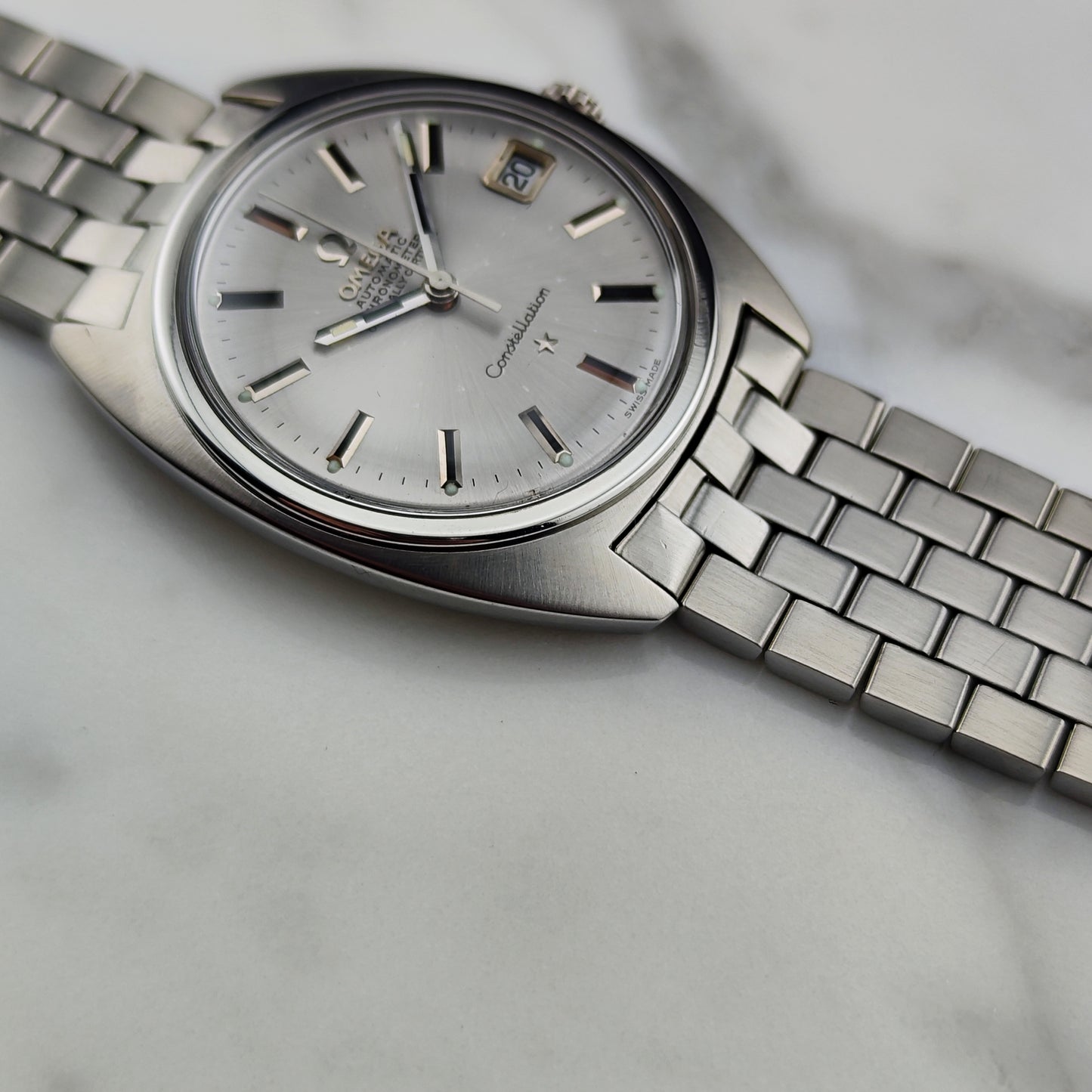 OMEGA Constellation C-Shape Rare Steel Bracelet Config 1966 [REF. 168.017]