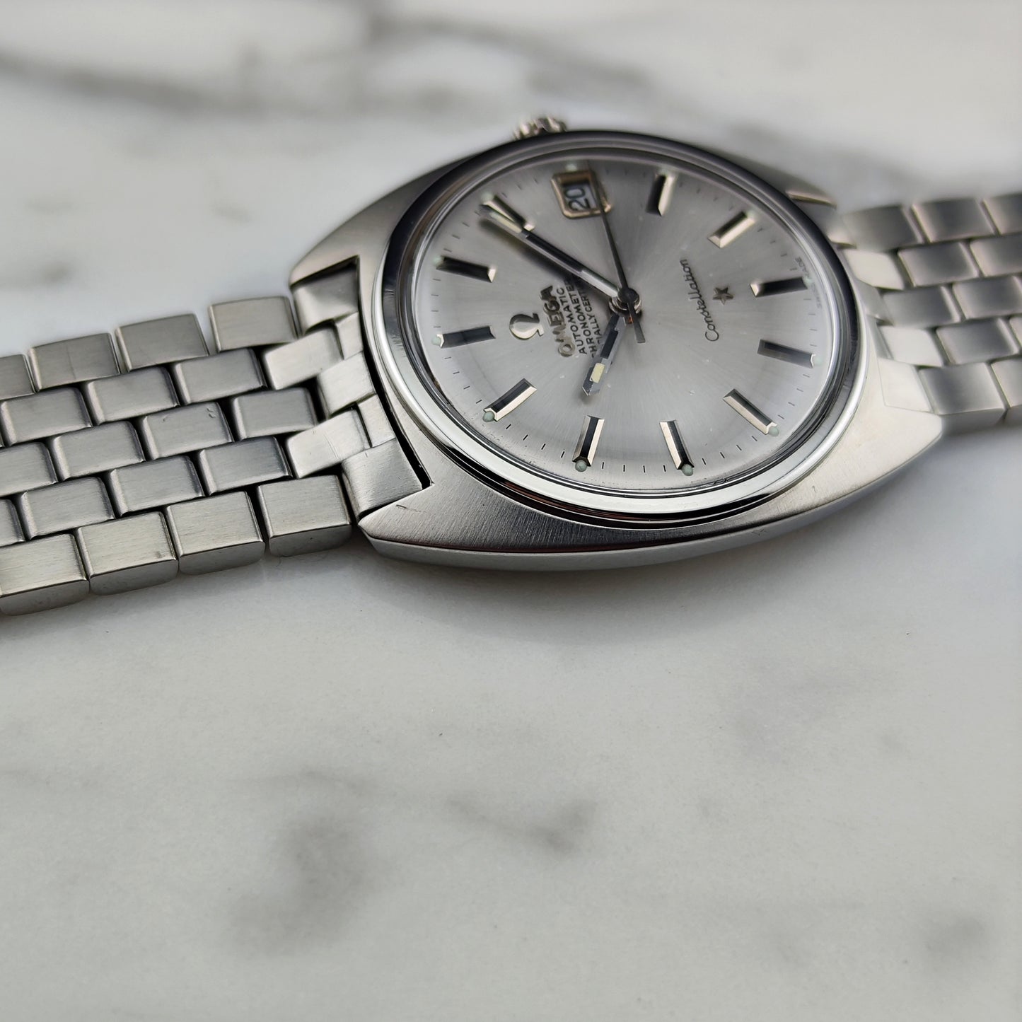 OMEGA Constellation C-Shape Rare Steel Bracelet Config 1966 [REF. 168.017]