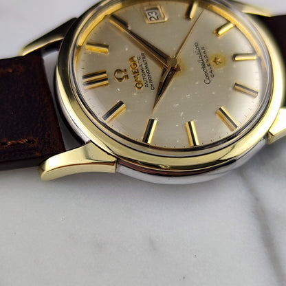 Omega Constellation Calendar Gold White Dial Rare 1960 Serviced 10/2026 – Bild 14