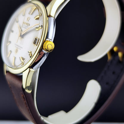 Omega Constellation Calendar Gold White Dial Rare 1960 Serviced 10/2026 – Bild 6