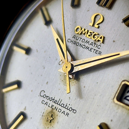 Omega Constellation Calendar Gold White Dial Rare 1960 Serviced 10/2026 – Bild 9