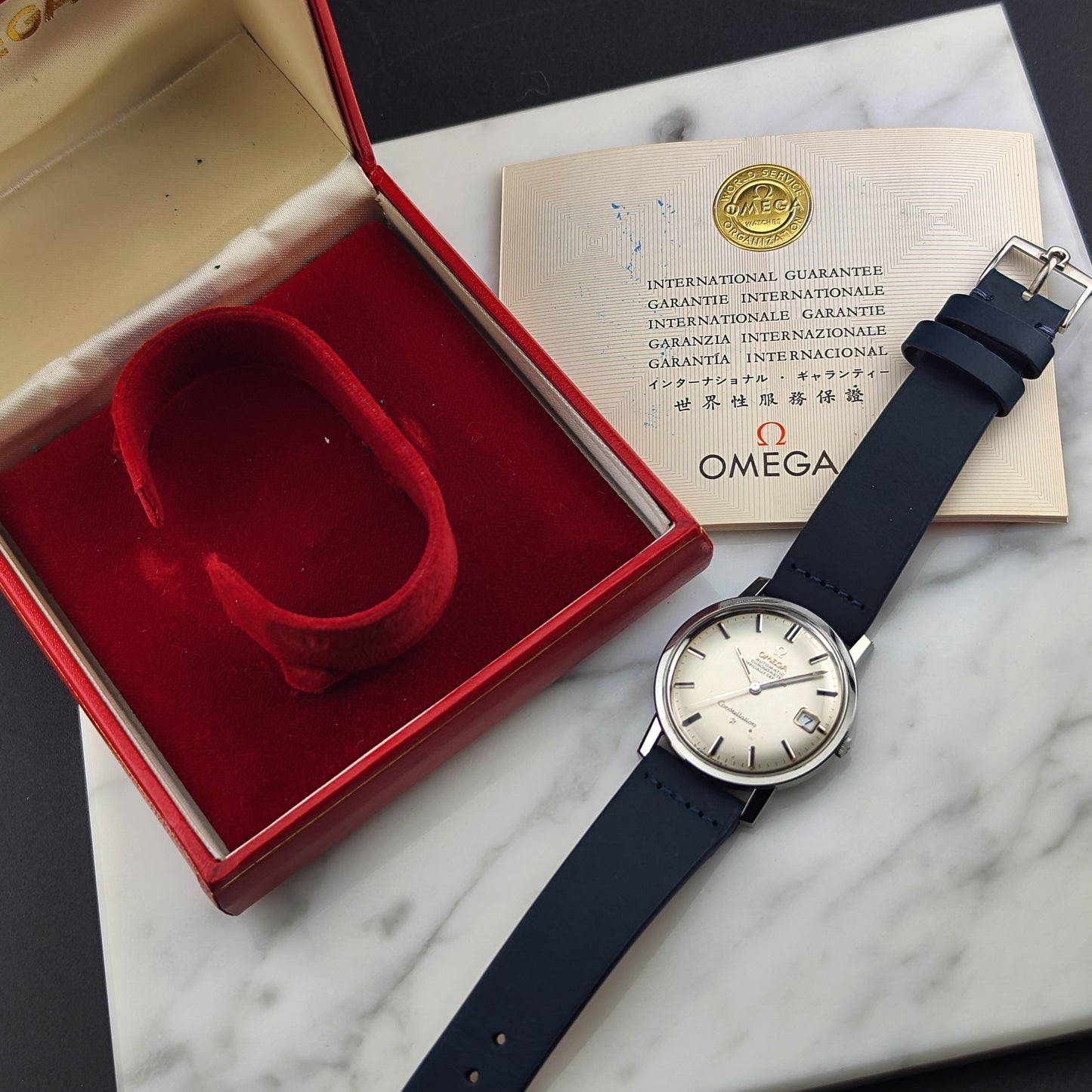 OMEGA Constellation Chronometer Box and Papers Fulltset 1966 [REF. 168.010]