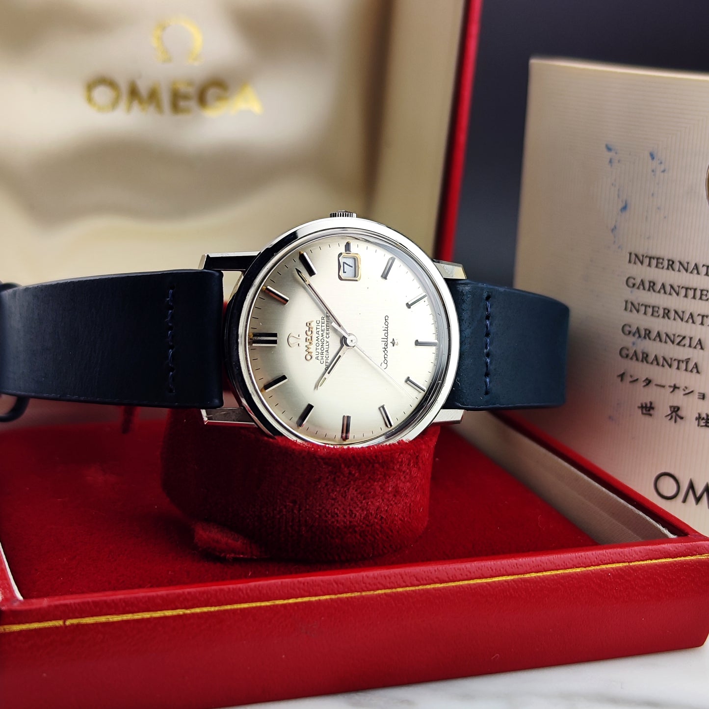 OMEGA Constellation Chronometer Box and Papers Fulltset 1966 [REF. 168.010]