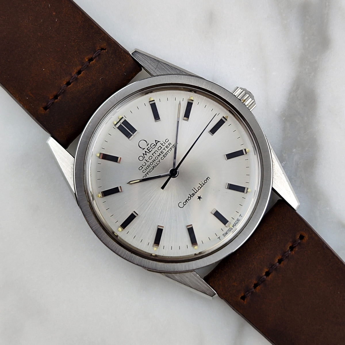 Omega Constellation Chronometer Automatic Silver Dial 1968 Serviced 09/2026 – Bild 1
