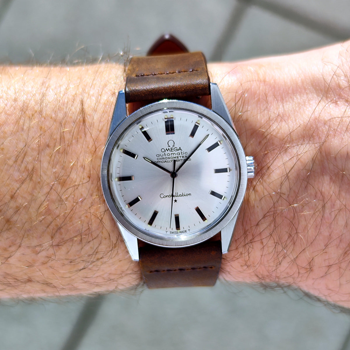 Omega Constellation Chronometer Automatic Silver Dial 1968 Serviced 09/2026 – Bild 2