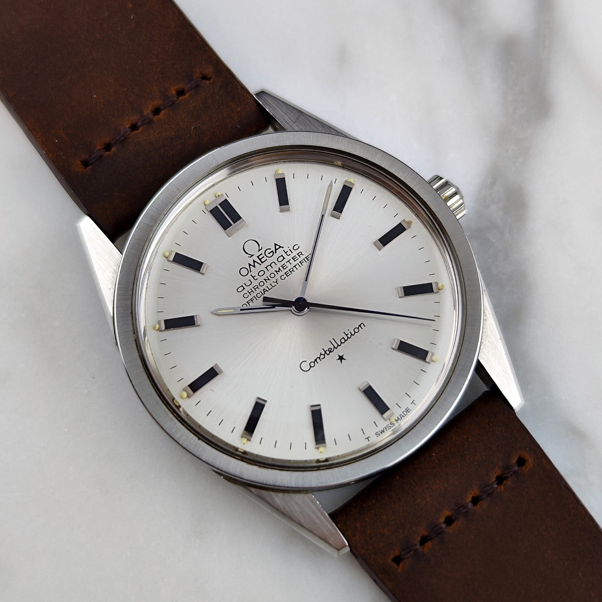Omega Constellation Chronometer Automatic Silver Dial 1968 Serviced 09/2026 – Bild 6