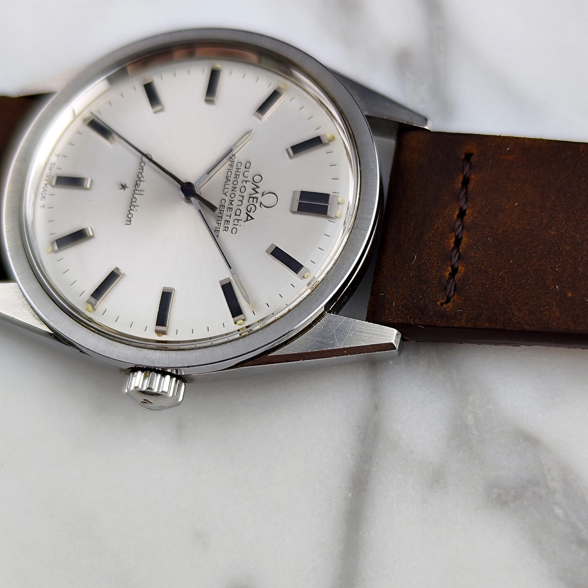 Omega Constellation Chronometer Automatic Silver Dial 1968 Serviced 09/2026 – Bild 8