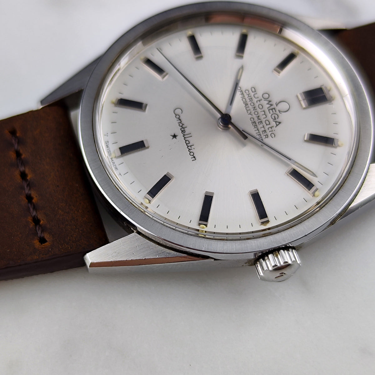 Omega Constellation Chronometer Automatic Silver Dial 1968 Serviced 09/2026 – Bild 9