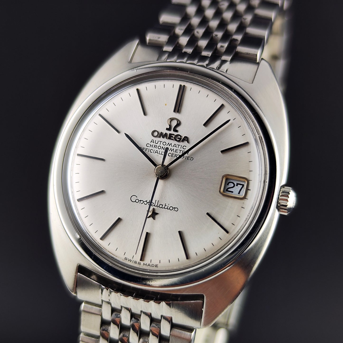 OMEGA Constellation Chronometer C-Shape Silver Dial 1966 [REF. 168.017]