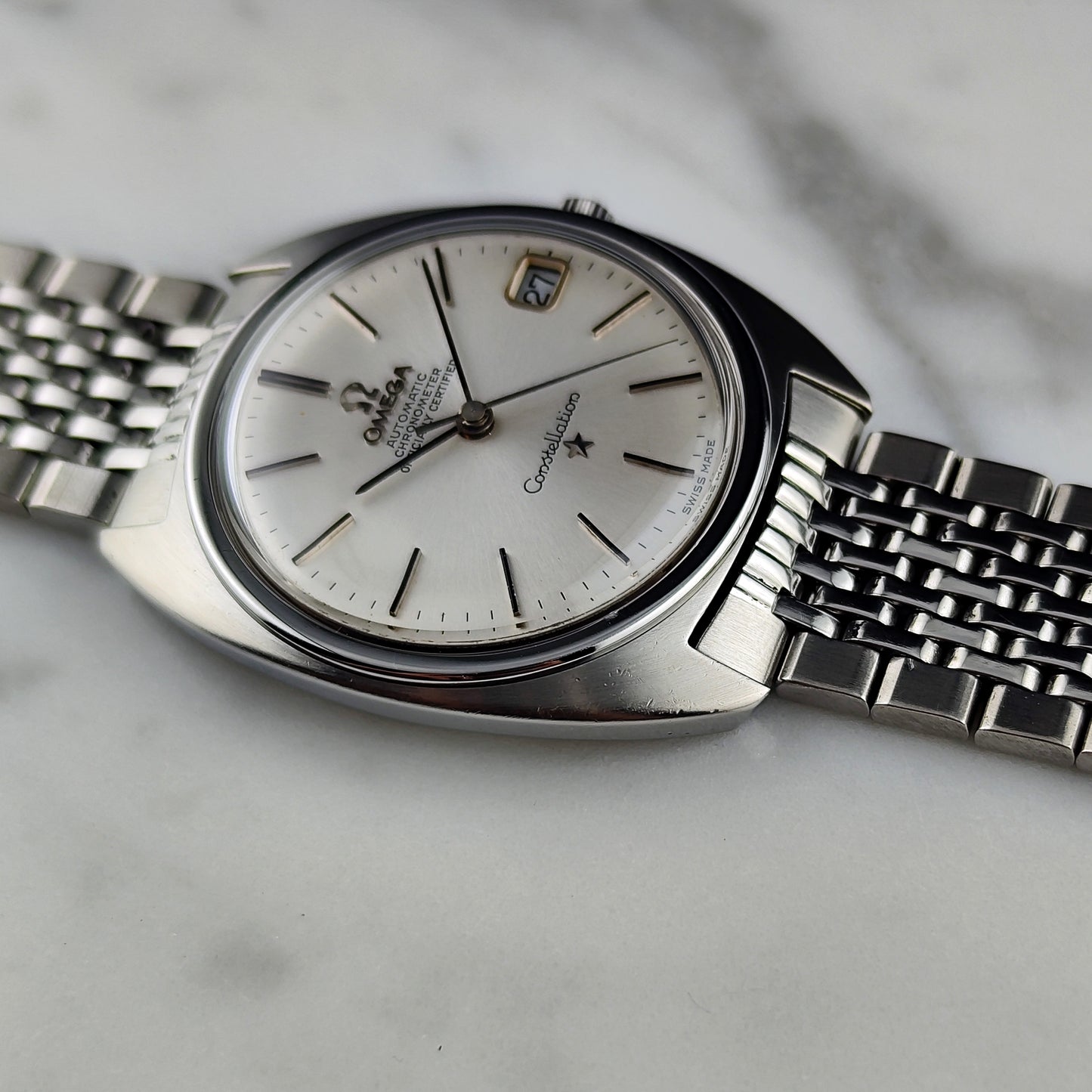 OMEGA Constellation Chronometer C-Shape Silver Dial 1966 [REF. 168.017]