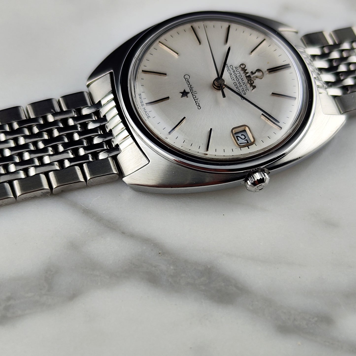 OMEGA Constellation Chronometer C-Shape Silver Dial 1966 [REF. 168.017]