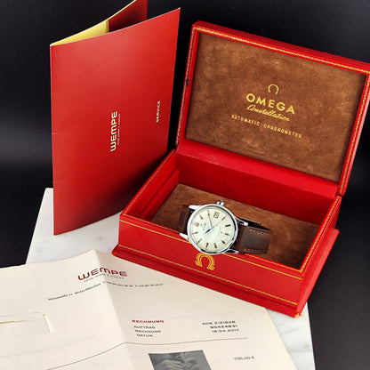 Omega Constellation Chronometer Calendar with Box and Wempe Papers 1958 Serviced 08/2026 [REF. 2943]