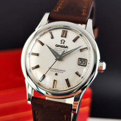 Omega Constellation Chronometer Calendar with Box and Wempe Papers 1958 Serviced 08/2026 [REF. 2943]