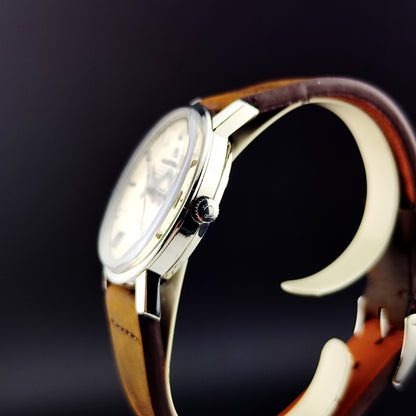 OMEGA Constellation Chronometer Date Special Linen Dial 1967 [REF. 168.018]