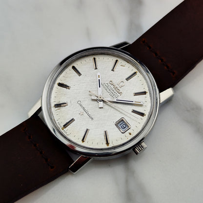 OMEGA Constellation Chronometer Date Special Linen Dial 1967 [REF. 168.018]