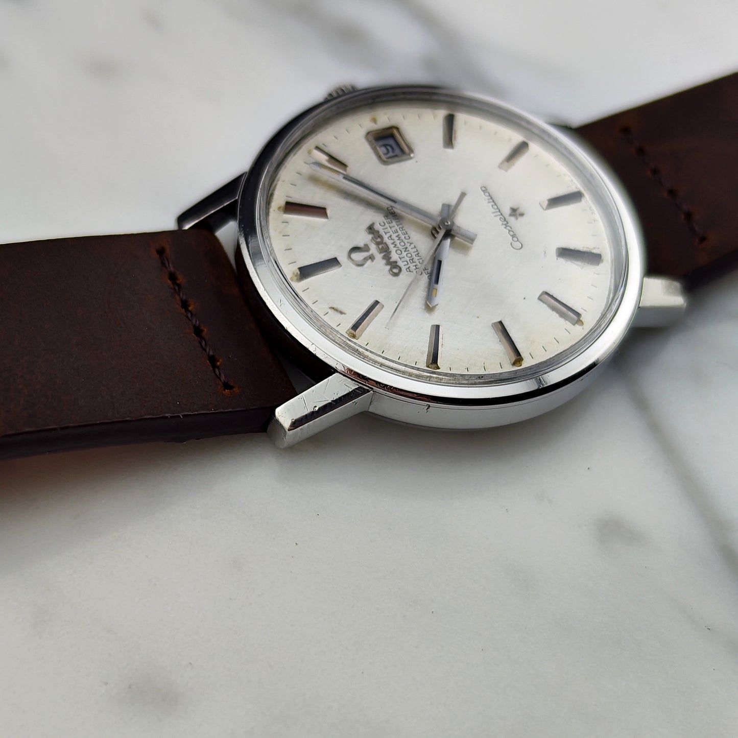 OMEGA Constellation Chronometer Date Special Linen Dial 1967 [REF. 168.018]