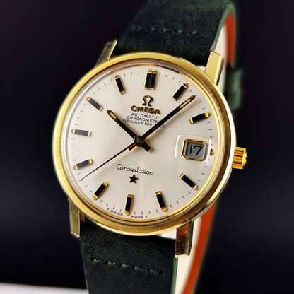 OMEGA Constellation Chronometer Gold 1968 Serviced 04/2026 [REF. 168.018]
