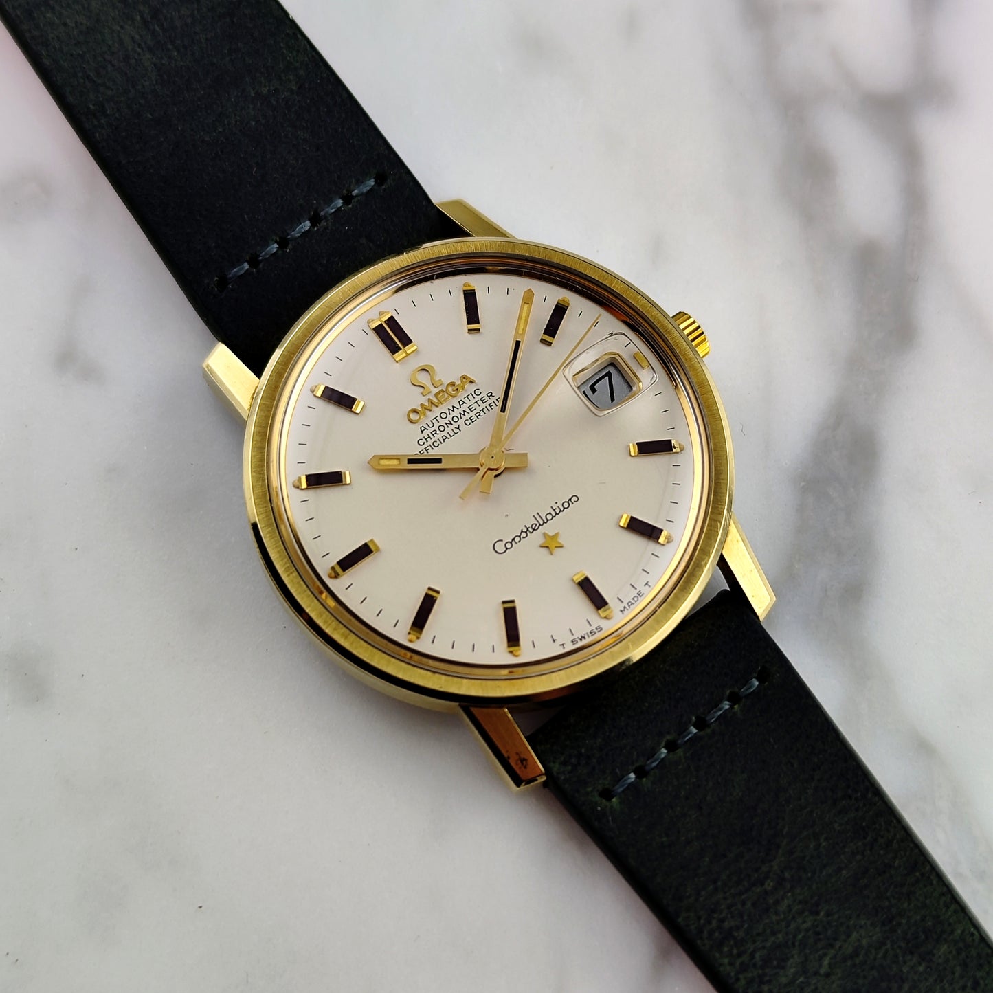 OMEGA Constellation Chronometer Gold 1968 Serviced 04/2026 [REF. 168.018]