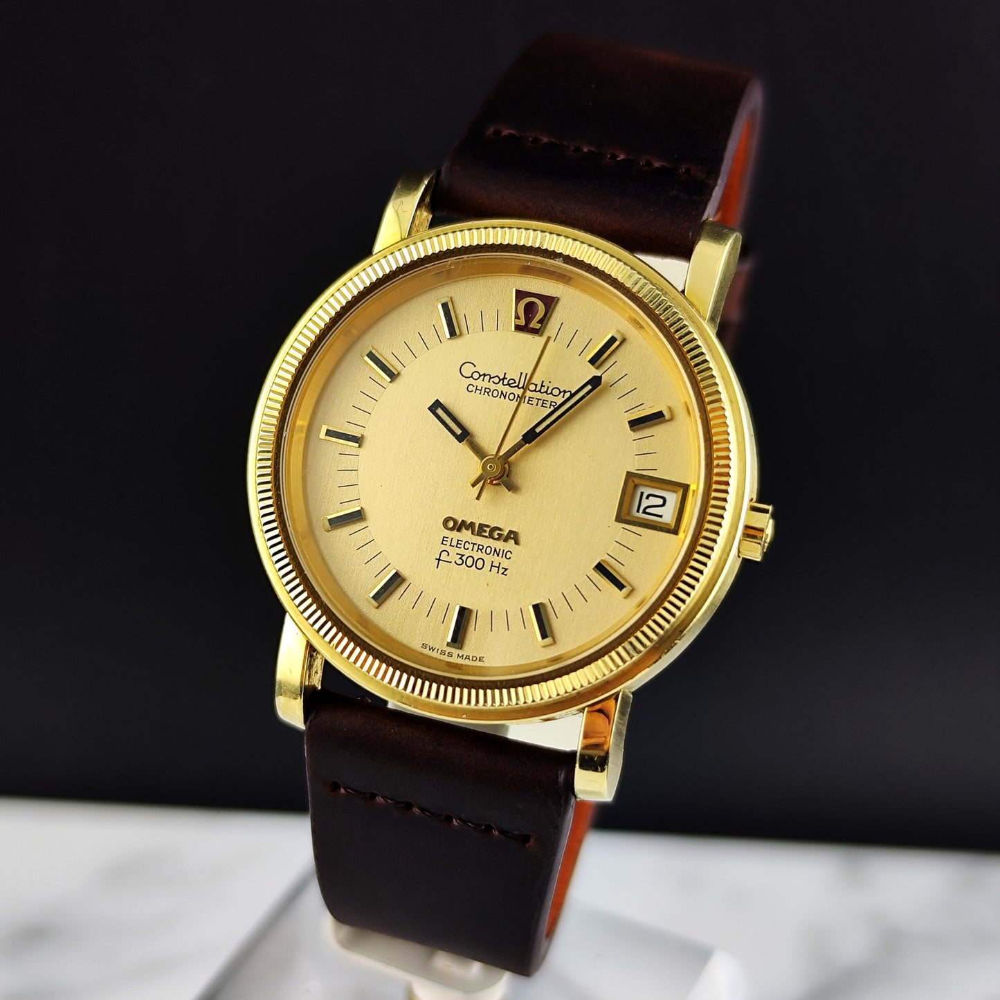 Omega Constellation Chronometer Gold 300Hz Mint 1972 [REF. 198.0022]