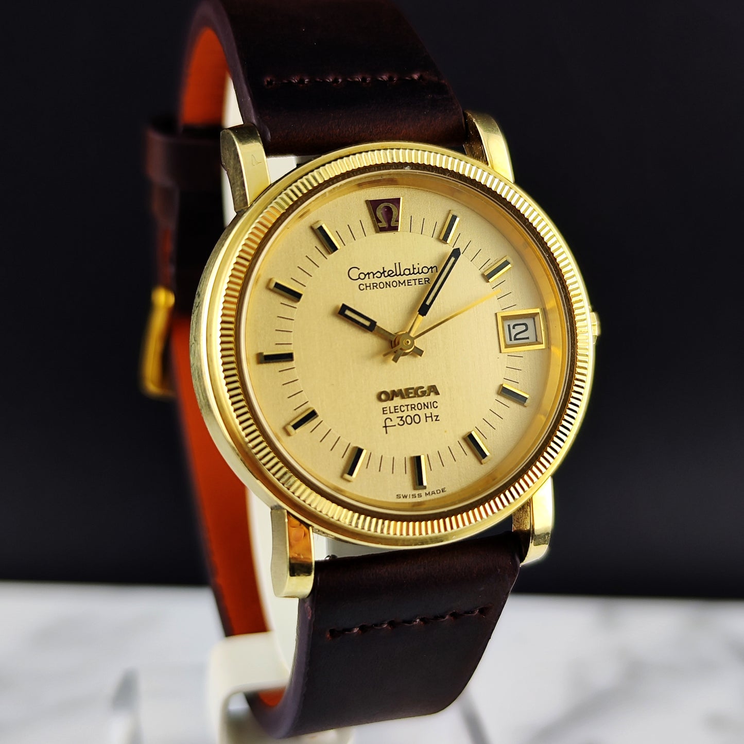 Omega Constellation Chronometer Gold 300Hz Mint 1972 [REF. 198.0022]