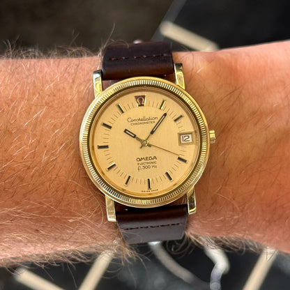 Omega Constellation Chronometer Gold 300Hz Mint 1972 [REF. 198.0022]