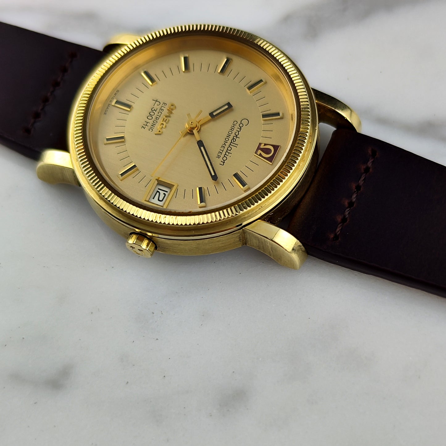 Omega Constellation Chronometer Gold 300Hz Mint 1972 [REF. 198.0022]