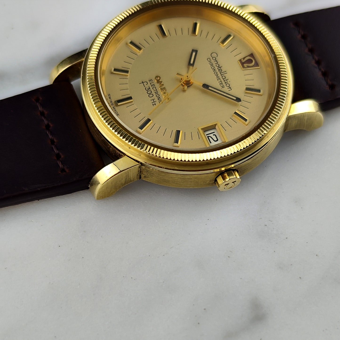 Omega Constellation Chronometer Gold 300Hz Mint 1972 [REF. 198.0022]