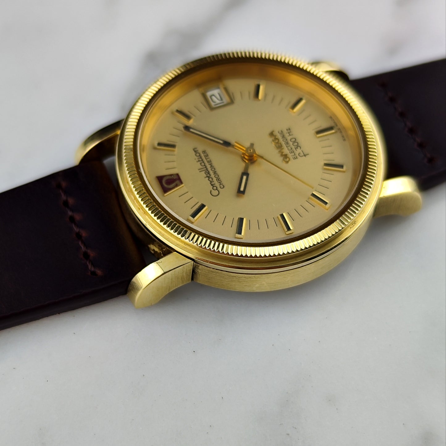 Omega Constellation Chronometer Gold 300Hz Mint 1972 [REF. 198.0022]