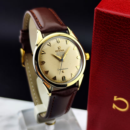 OMEGA Constellation Chronometer Gold Champagner Dial 1958 with Box [REF. 2852]