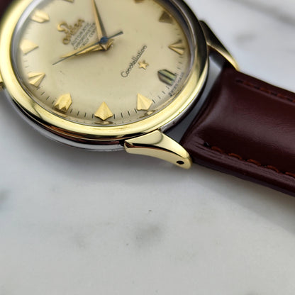 OMEGA Constellation Chronometer Gold Champagner Dial 1958 with Box [REF. 2852]