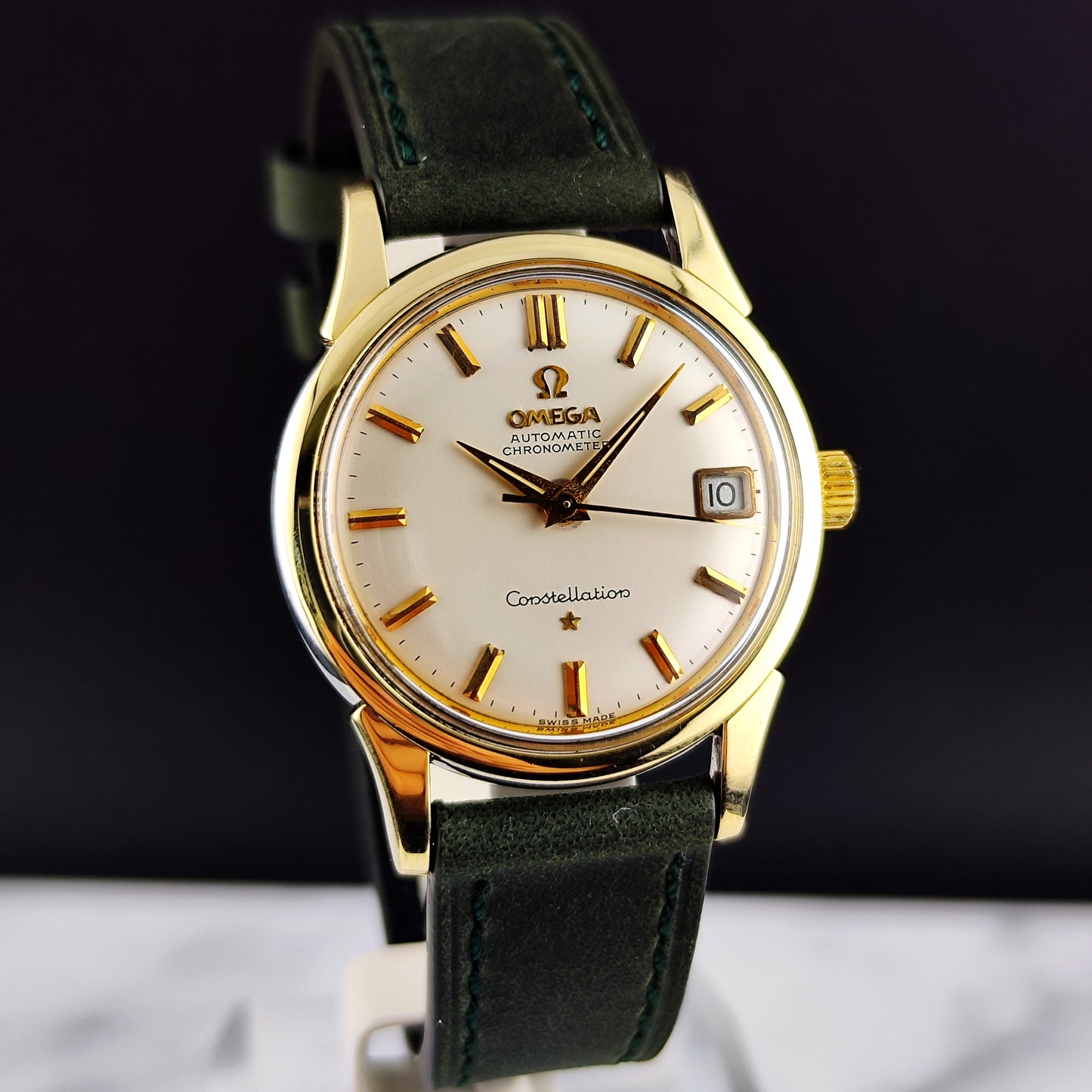 Omega Constellation Chronometer Gold White Dial 1966 Serviced 08/2026 [REF. 14393]