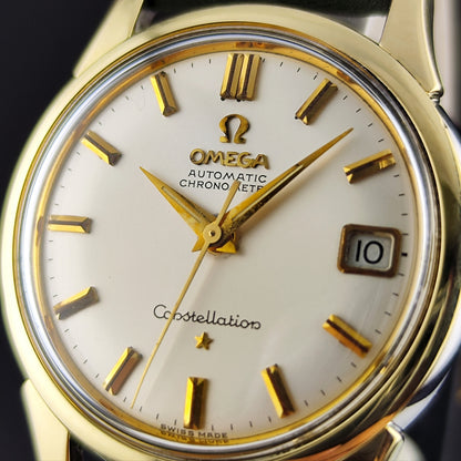 Omega Constellation Chronometer Gold White Dial 1966 Serviced 08/2026 [REF. 14393]
