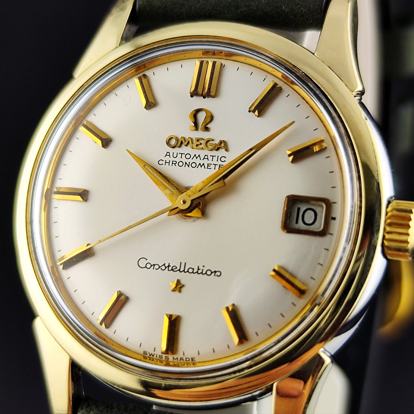 Omega Constellation Chronometer Gold White Dial 1966 Serviced 08/2026 [REF. 14393]